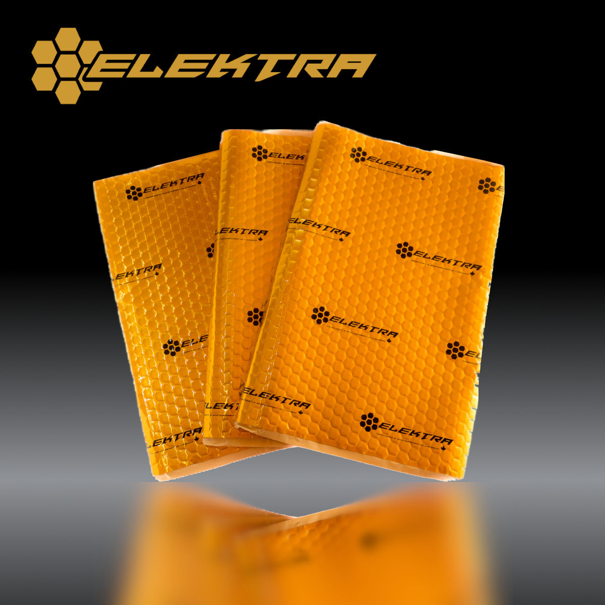 Elektra CLD2A sound deadening sheets 18"x32". Box of 8